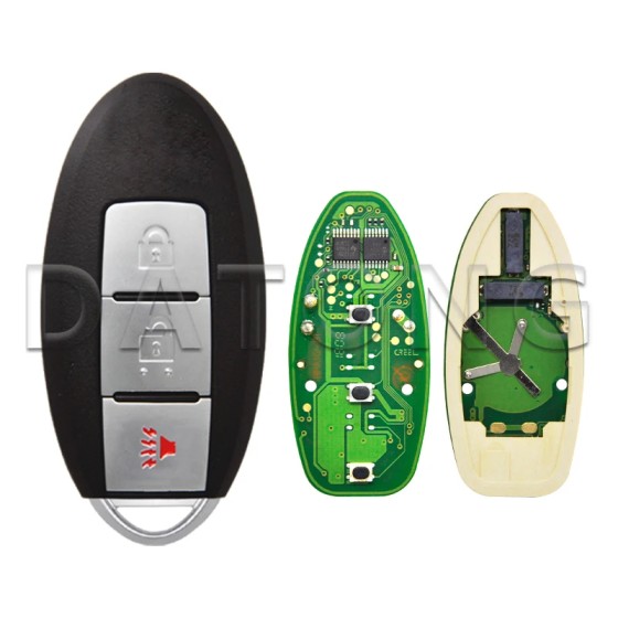 2007-2013 Nissan Pathfinder Rogue Versa / 3-Button Smart Key / CWTWBU729 / (AFTERMARKET)